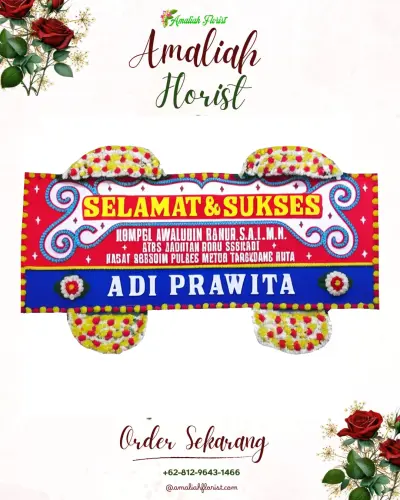 Karangan Bunga Ucapan Selamat di Bitowo
