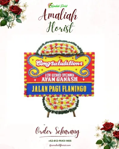 Bunga Papan Congratulation di Bitowo